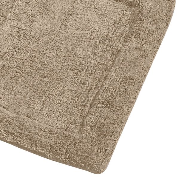 Veria 2 Piece Bath Mat with BATH Sculpted Details, The Urban Port, Beige By Casagear Home Sale - Image 4