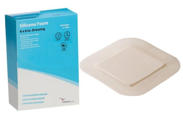 Cardinal Health™ Silicone Bordered Foam Wound Dressing Hot on Sale - Image 5