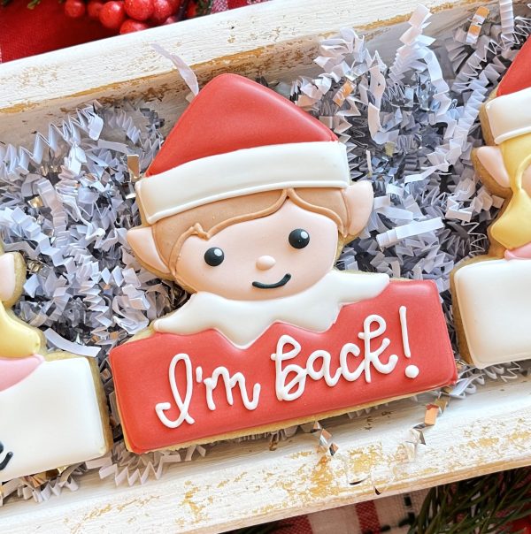 Elf Boy Plaque Cookie Cutter on Sale